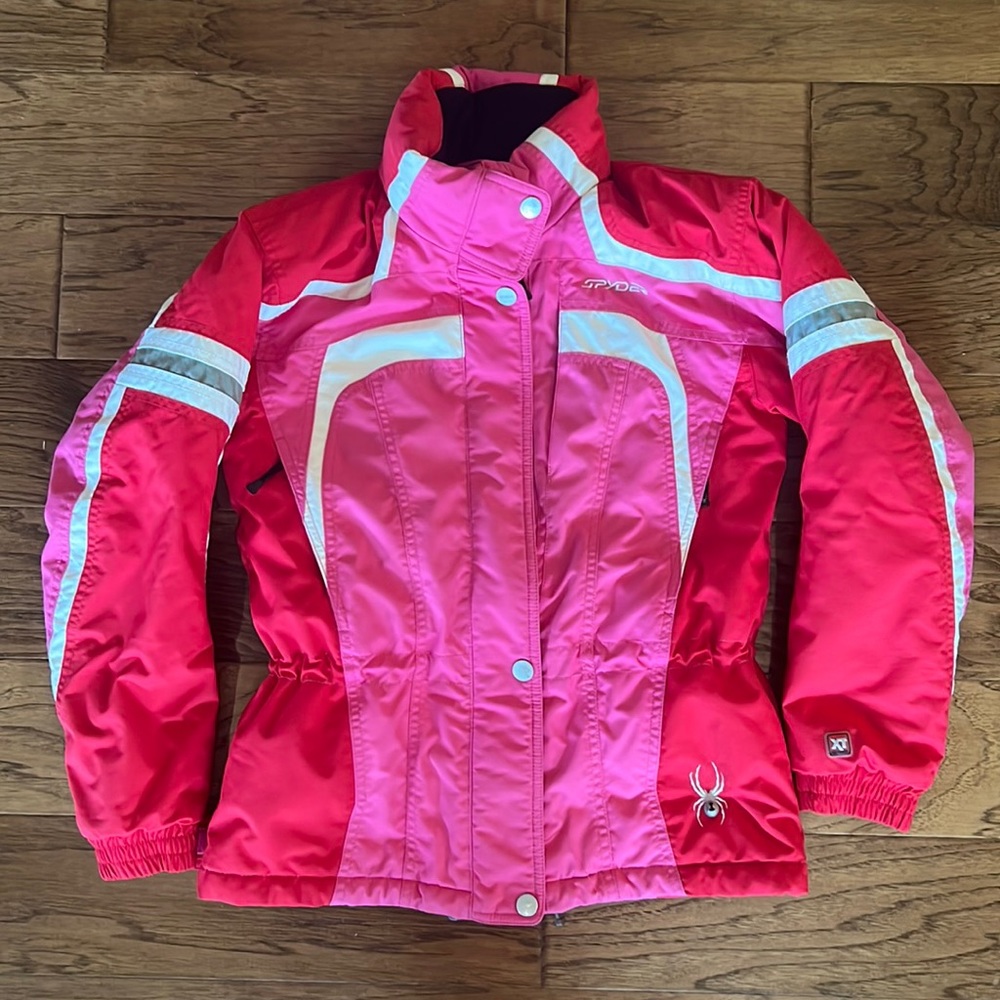Spyder girls ski waterproof jacket coat